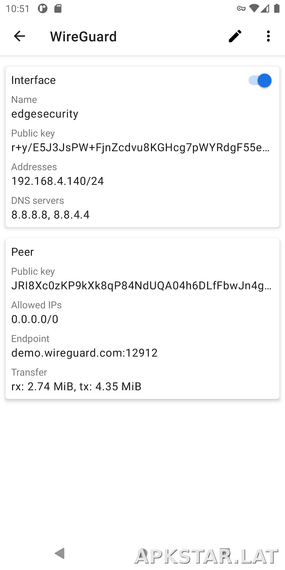 WireGuard скриншот 2